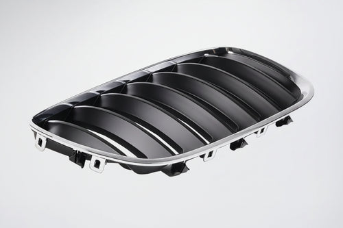 Bonnet Grille - BMW E53 X5-Series - Black With Chrome Frame - LCI Models - Right