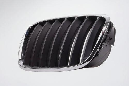 Bonnet Grille - BMW E70 / E71 X-Series - Black With Chrome Frame - Left