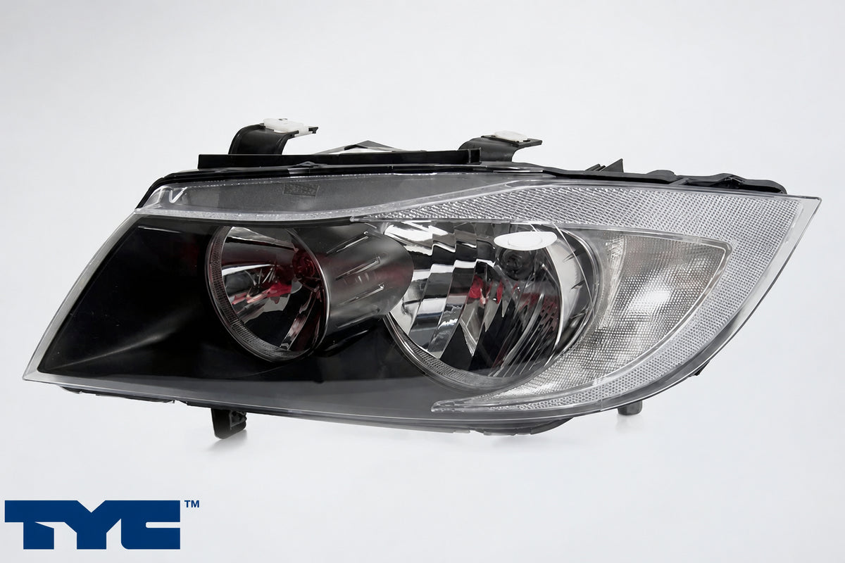 Headlamp Assembly - BMW E90 / E91 3-Series - Halogen - Pre LCI - Left