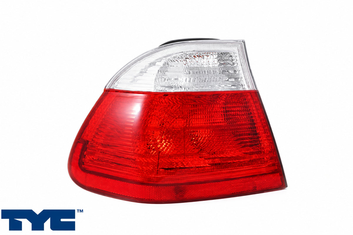 Rear Lamp - BMW E46 3-Series Sedan - White &amp; Red - Pre-Facelift - Left