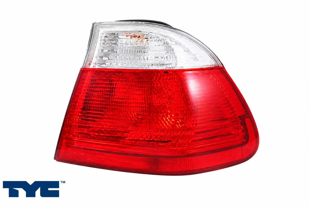 Rear Lamp - BMW E46 3-Series Sedan - White & Red - Pre-Facelift - Right